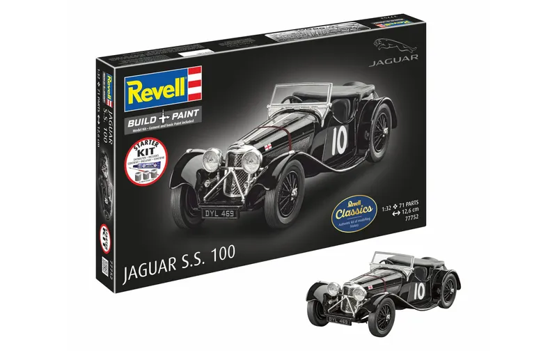 Revell Starter Kit Jaguar SS 100 1:32