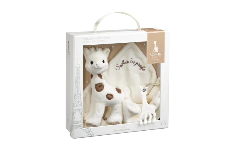 Sophie la girafe Geschenkset Schmusetuch et Plüschtier