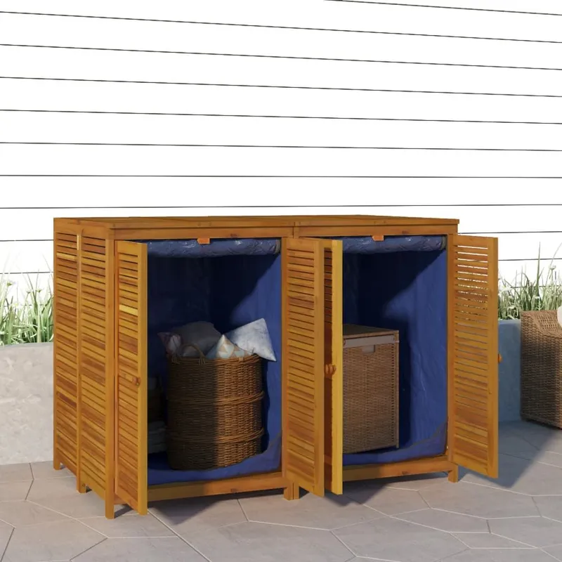 Gartenbox 140x87x104 cm legno massiccio acacia