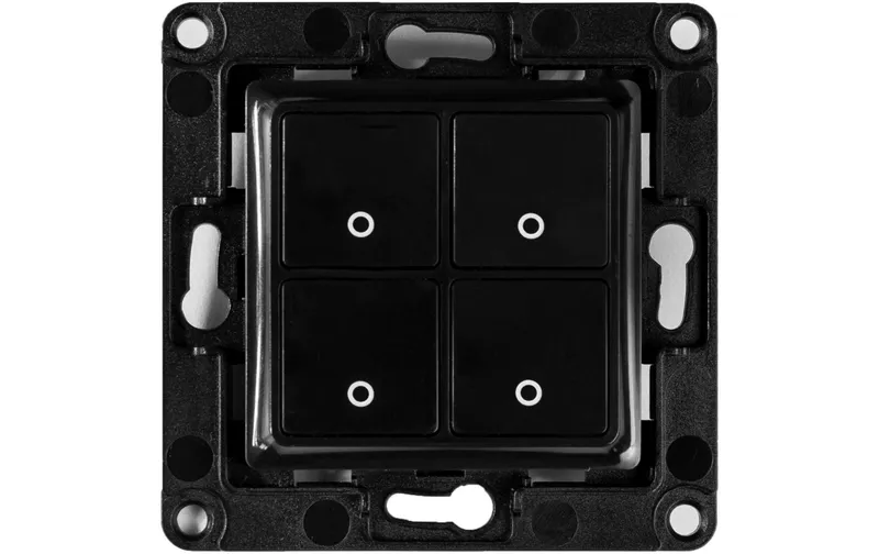 Shelly Shelly Wall Switch 4 schwarz