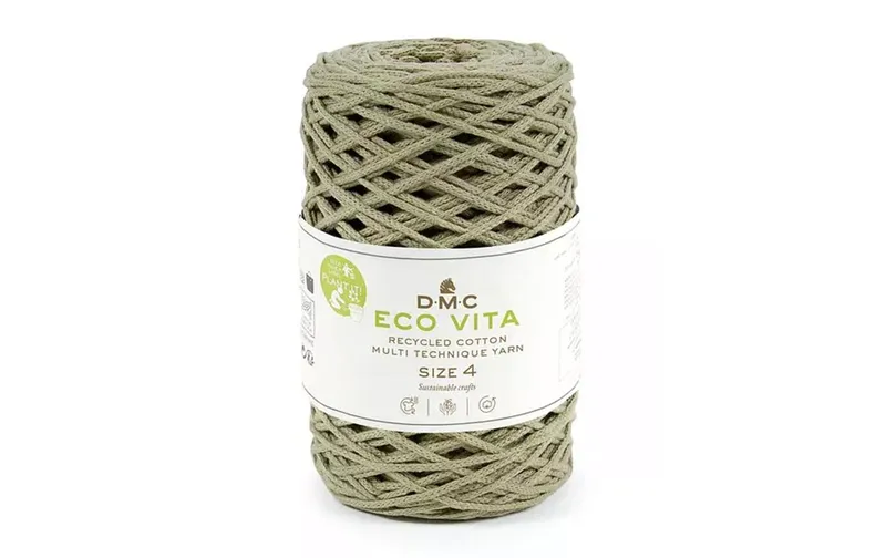 DMC Wolle Nova Vita Makramee Cord 2 mm 250 g Khaki