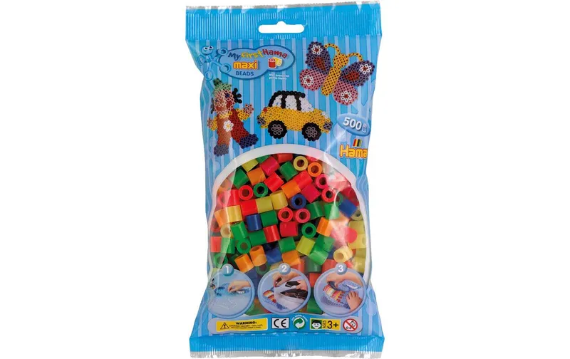 Hama Bügelperlen Neon 500 Stk. multicolore