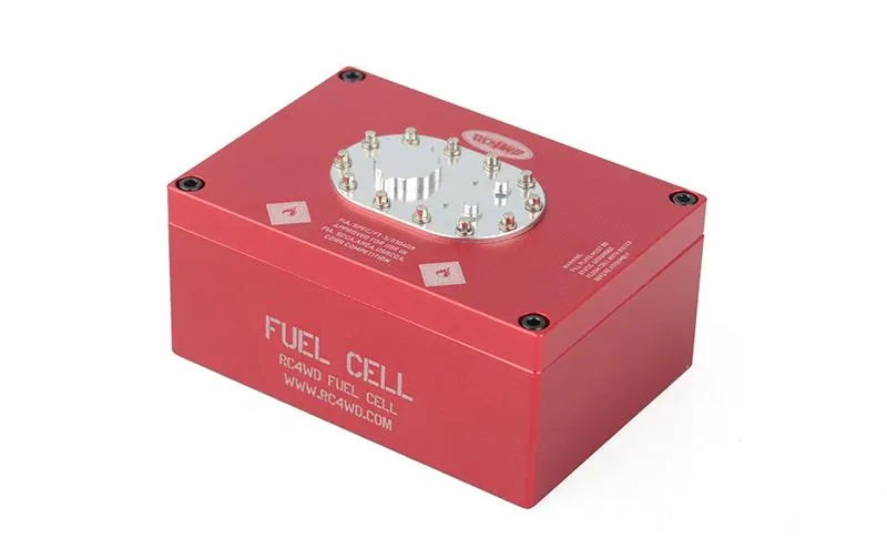 RC4WD Empfängerbox Benzintank Attrappe, red, Aluminium, 1:10