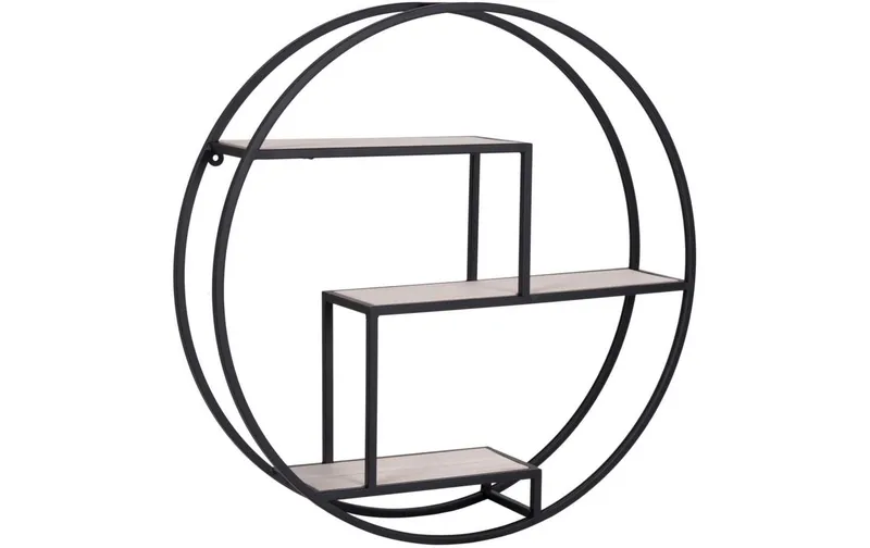 House Nordic Wandregal redterdam à 62 cm, black/naturale