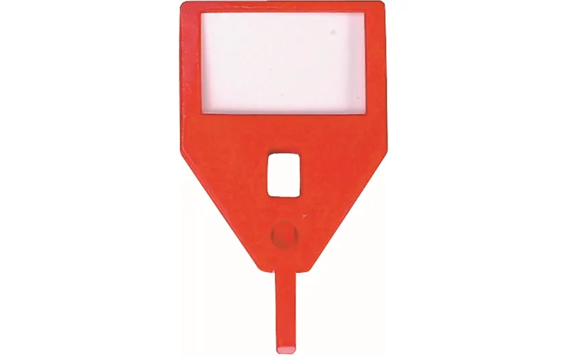 Robert Rieffel Schlüsselrimorchio Visu-Color 10 pezzi, rosso