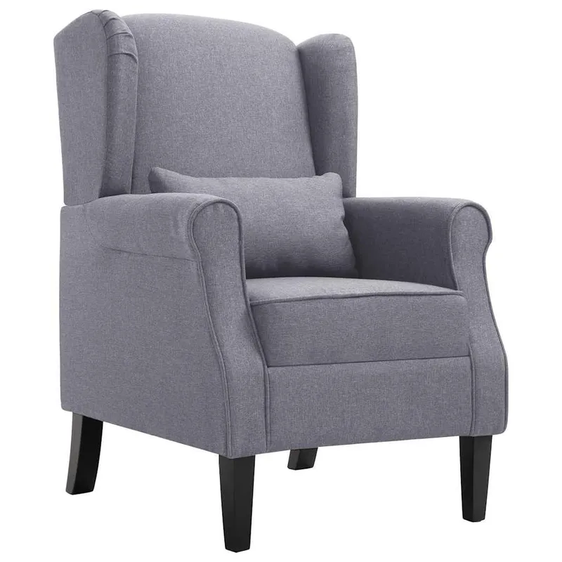 Sessel Dunkelgrau Stoff