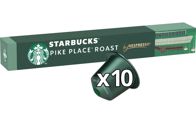 Starbucks Kaffeekapseln Pike Place Roast 10 pièces