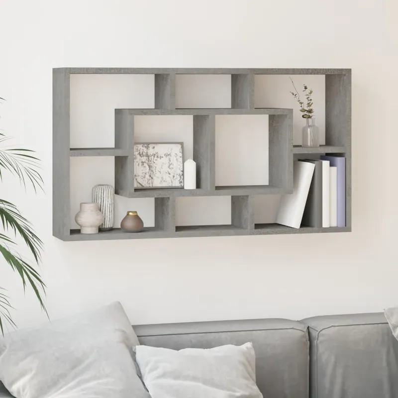 Wandscaffale con 8 Fächern grigio cemento