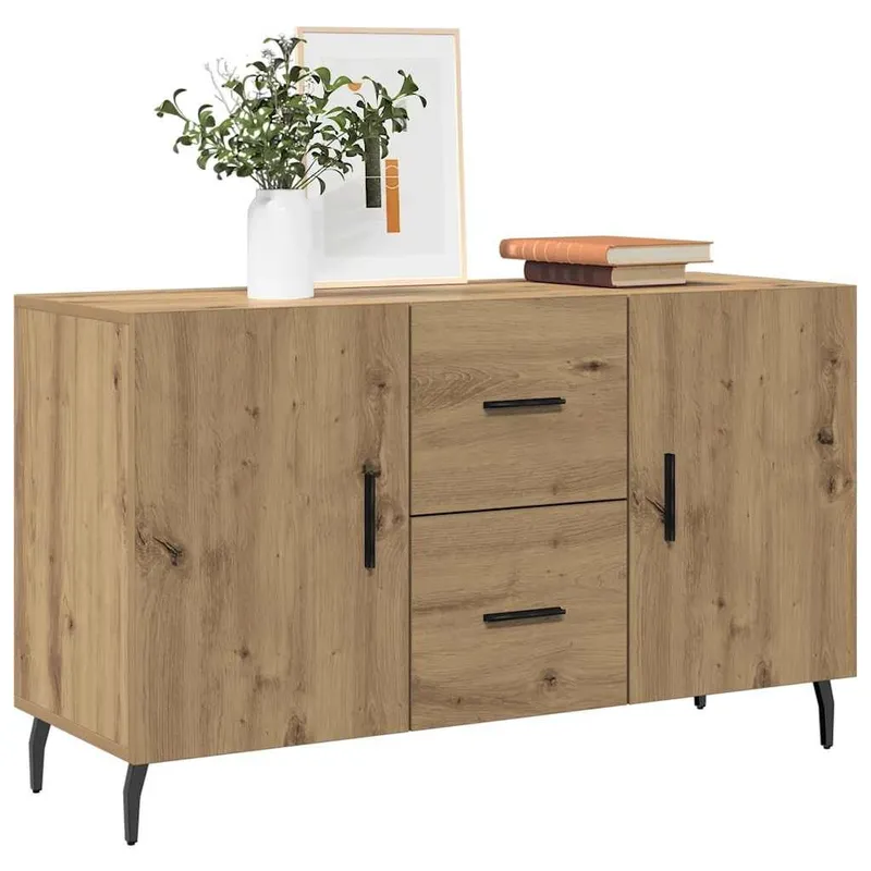 Sideboard Artisan-Eiche 100x36x60 cm Holzwerkstoff