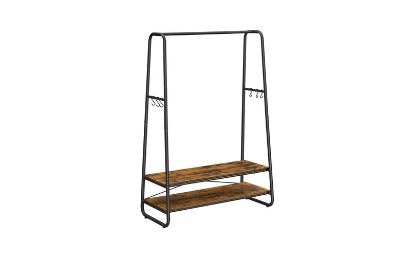 VASAGLE Garderobe Vintage 160 cm, brown/black