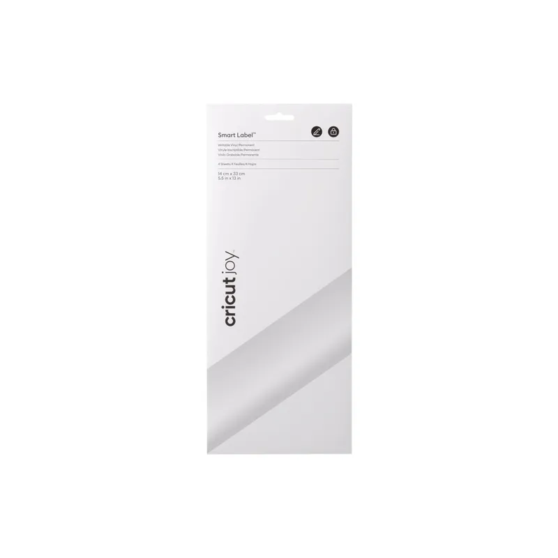 Cricut Vinylfolie Joy beschreibbar 14 x 33 cm, 1 pieces, white