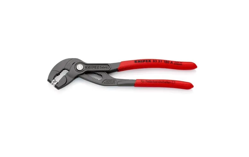 Knipex Federbandschellenzange 180 mm, Ø 50 mm