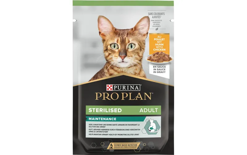 Purina Pro Plan Adult Sterilised Maintenance in Sauce with Huhn 26 x 85 g