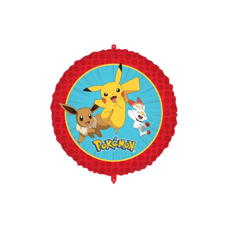 We fiesta Party Folienballon Pokémon 46 cm, Blau/Rot