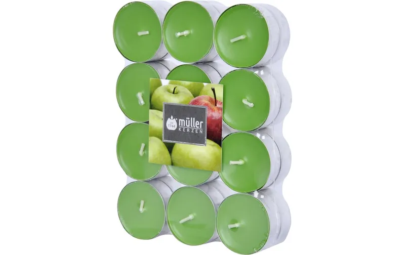 müller Kerzen Duftkerze Juicy Apple 24 pieces