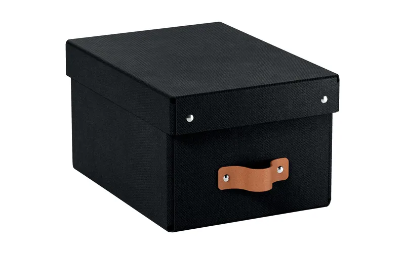 Leitz Arrchivbox Puro klein, mit Klappdeckel 2 pezzi, nero