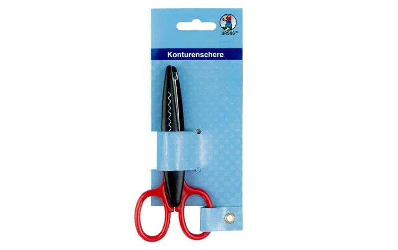 URSUS Schere 13 cm avec Wellenschnitt