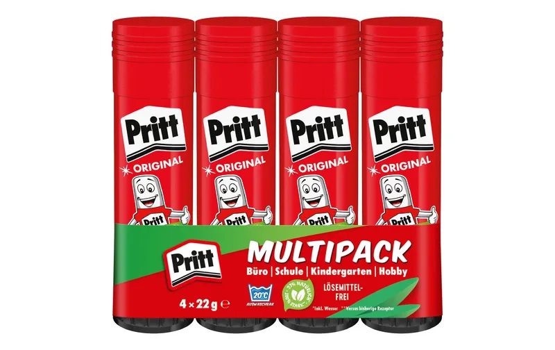 Pritt Klebestift-Set 22 g, 4 pièces