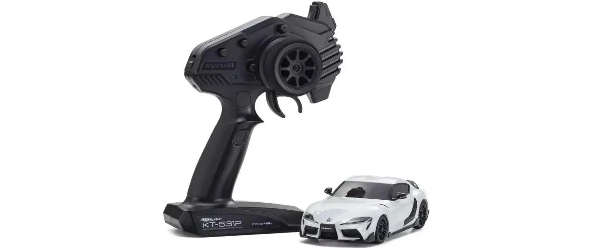Kyosho Mini-Z MR04 RWD Toyota GR Supra TRD Aero White Metal 1:27