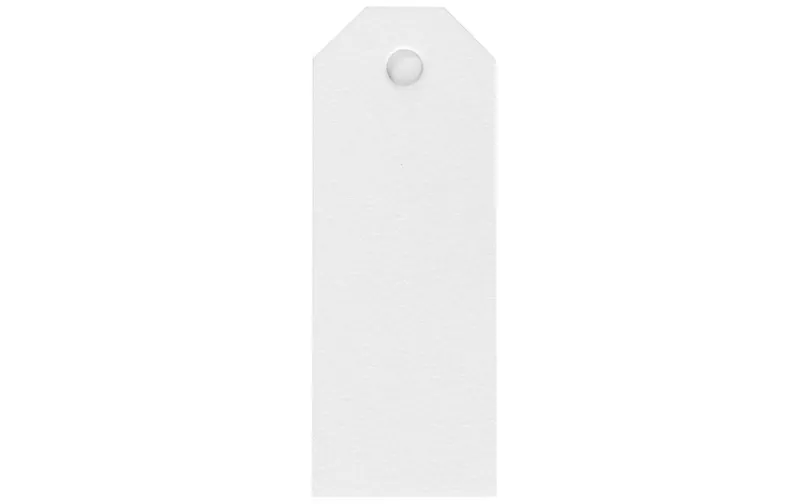 Creativ Company Geschenkanhänger Happy Moments blanc, 3 x 8 cm, 20 Stk.