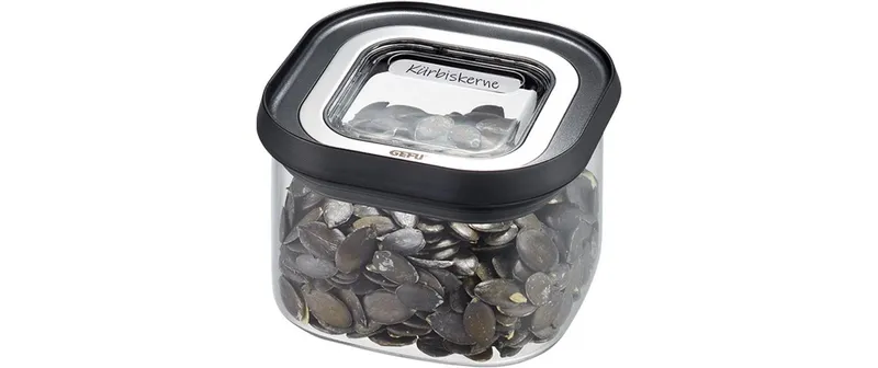 GEFU Vorratsdose Pantry 0.4 l, transparent/noir