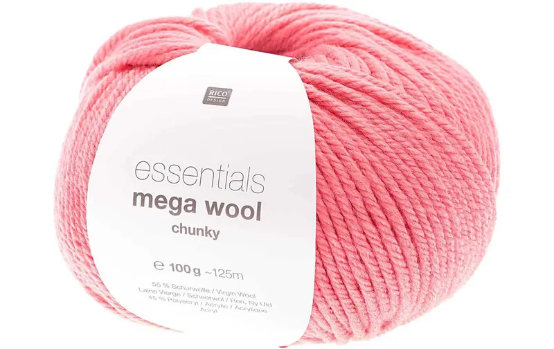 Rico Design Wolle Essentials Mega Wool chunky 100 g, Pink