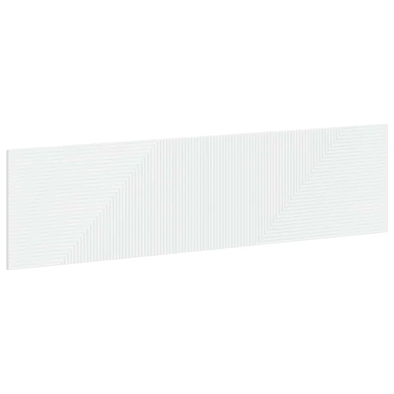 Tête de lit murale HAARLEM Blanc Bois d'ingénierie