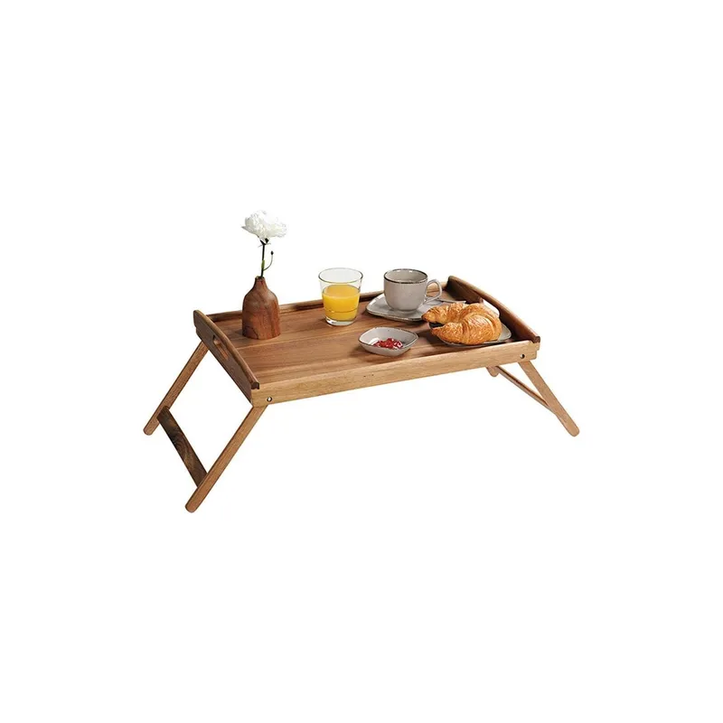 Kesper Serviertablett Akazienholz klappbar marrone 55 x 35 x 24 cm