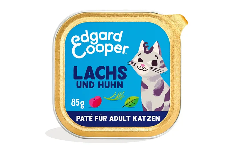 Edgard & Cooper Nassfutter Adult MSC-Lachs & Huhn, 16 x 85g