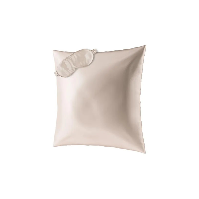 Ailoria Beauty Sleep Set 100% soie de mûrier, 80 x 80, beige