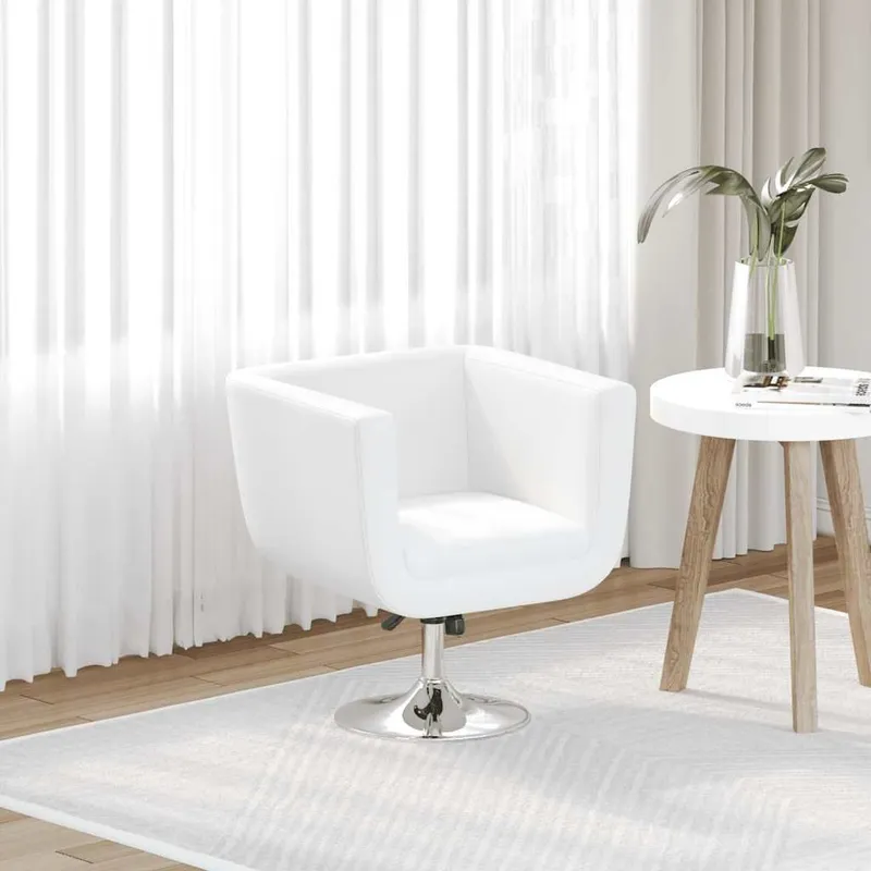 Barsessel bianco Kunstleder