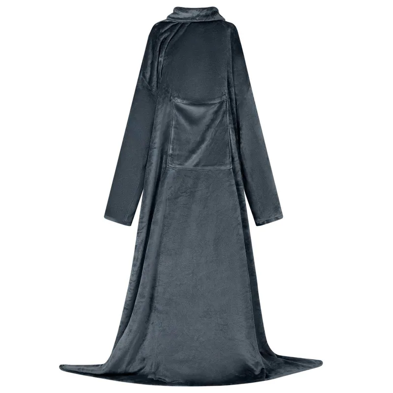 Decken-Hoodie Marineblau F Flanell