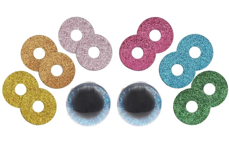 Rico Design Sicherheitsaugen with 6 Farben zur Auswahl 30 mm 2 pcs