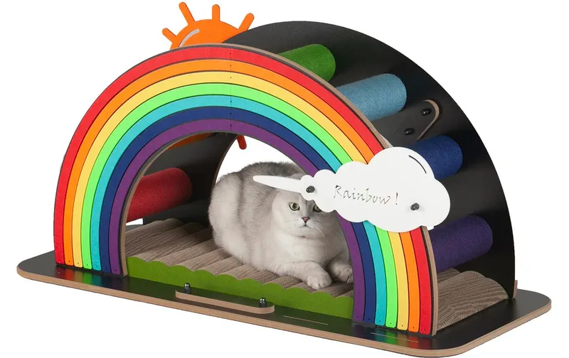 CanadianCat Katzenspielplatz Rainbow multicolore