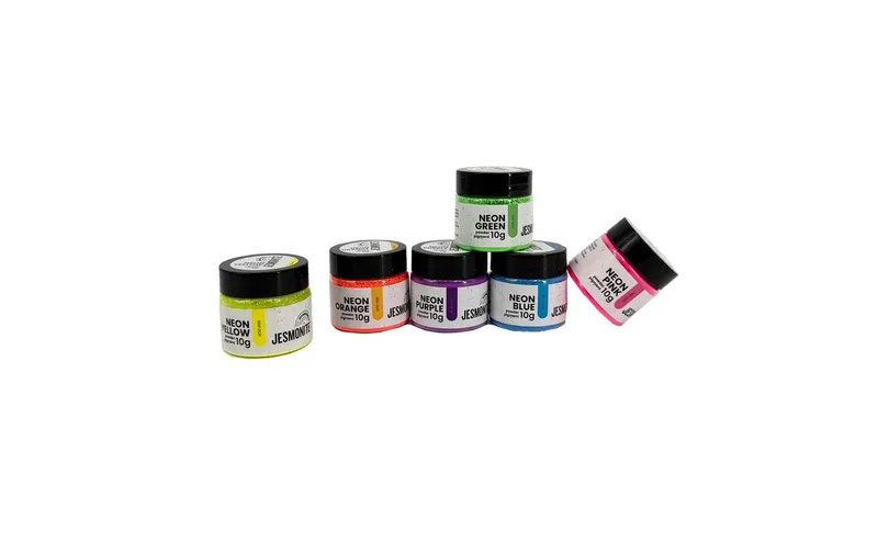 Jesmonite Farbpigmente Neon Pulver Set 6 x 10 g