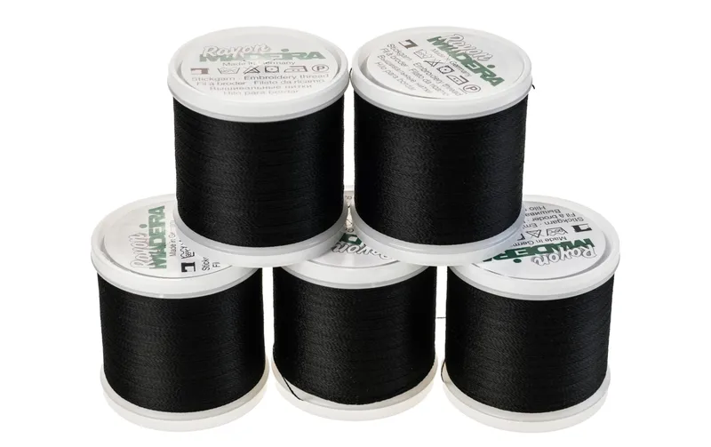 Madeira Stickgarn Rayon No.40 nero