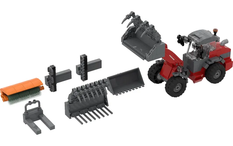 Brixies Plus Weidemann 3060 Greifschaufel