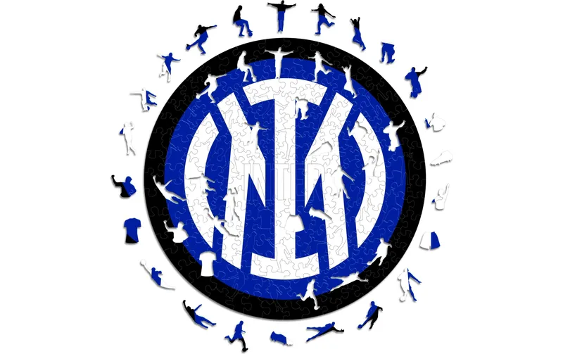 Iconic Puzzle Holz-Puzzle FC Inter Mailand – Logo