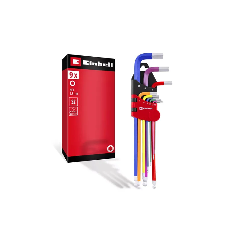 Einhell Innensechskantschlüssel-Set 9-Tlg.