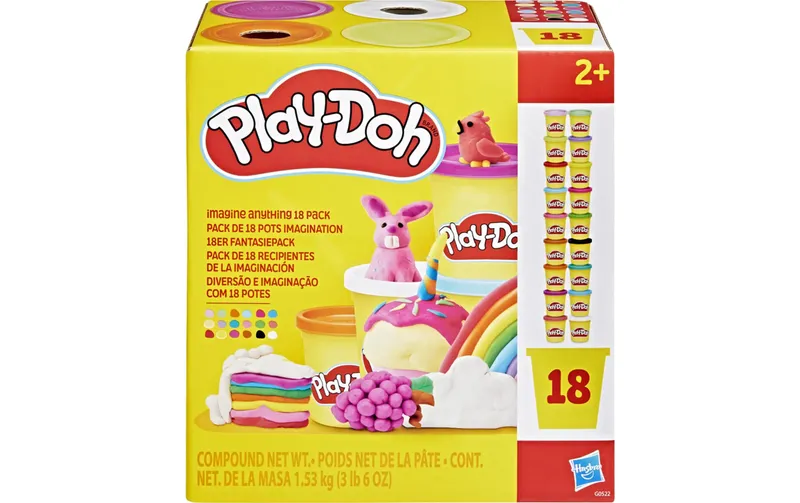 Play-Doh Knetmasse Play-Doh Fantasie 18er Pack assortiert
