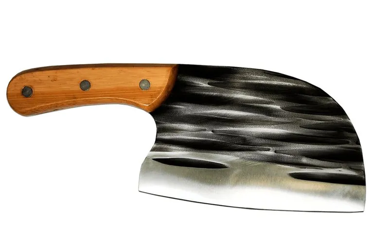 Hot Wok Hackmesser 1 pezzi, Bambus/Edelstahl