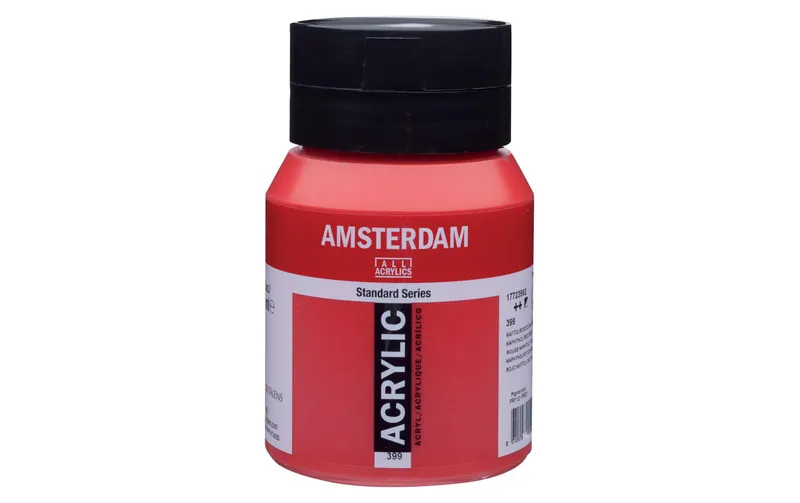 Amsterdam Acrylfarbe Standard 399 Naphtholrot halbdeckend, 500 ml