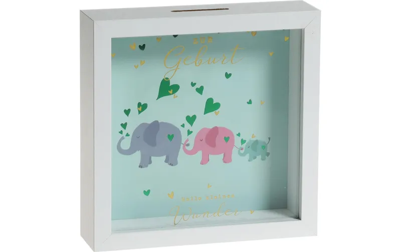 Trendcompany Spardose Geburt Tiere