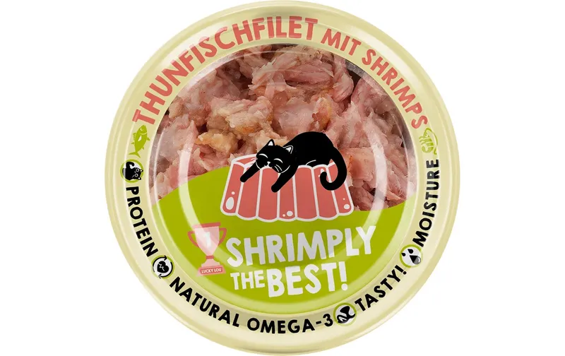 Lucky Lou Extra Food Thunfisch & Shrimps in Gelée, 70 g