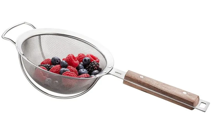 GEFU Abtropfsieb Passo 16 cm, Silber/brun