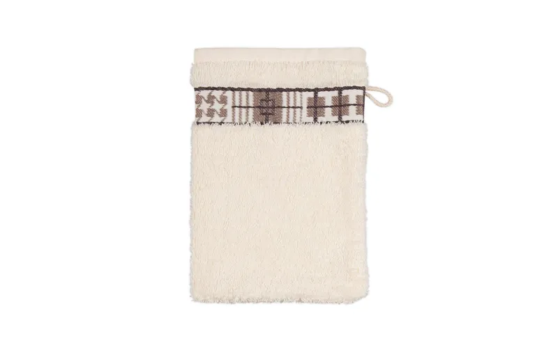 Frottana Waschhandschuh Fjord 15 x 20 cm, Ivory