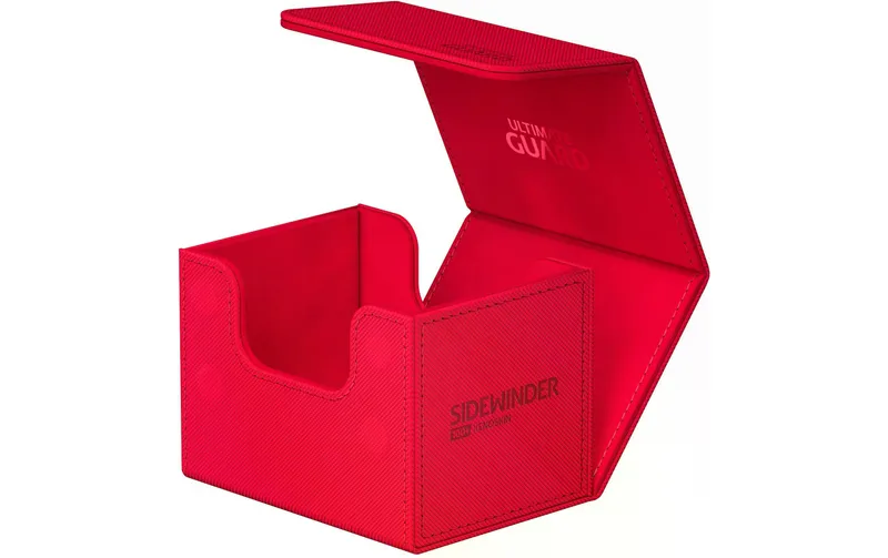 Ultimate Guard Kartenbox XenoSkin Sidewinder Monocolor 100+ red