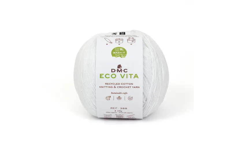 DMC Wolle Eco Vita 100 g, white