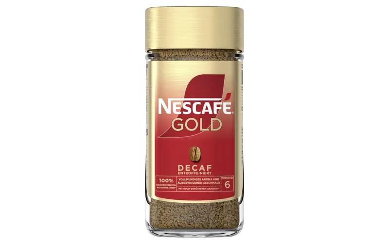 Nescafé Instant Kaffee Gold Decaf Glas 200 g