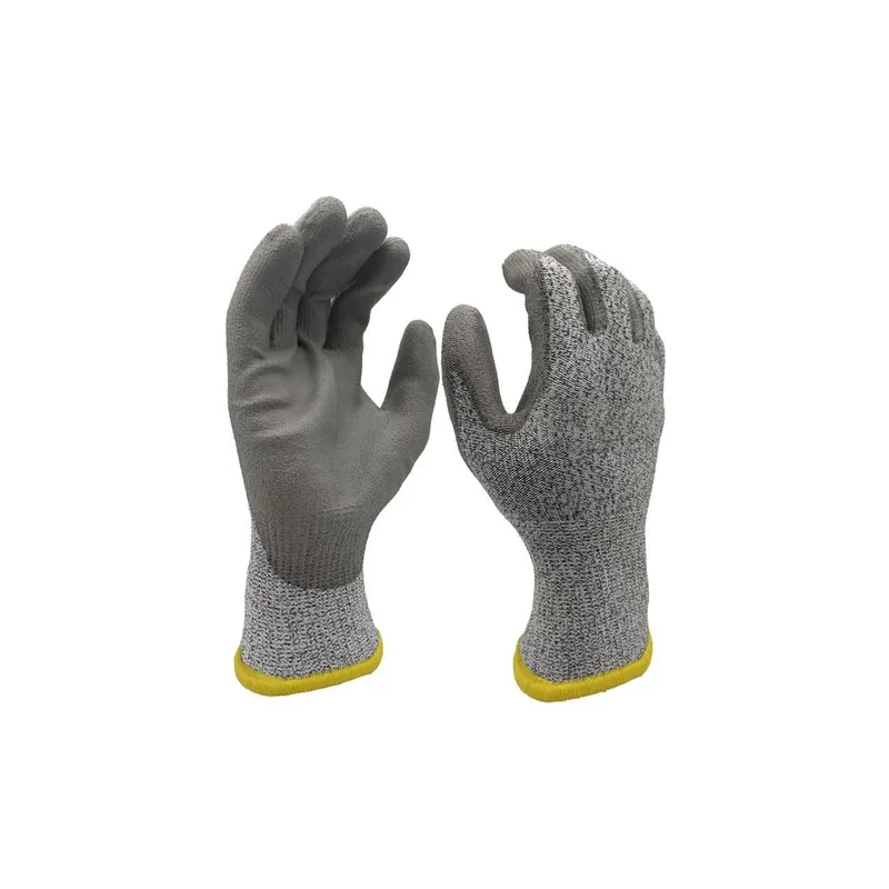 FTM Schnittschutzhandschuh Klasse B, Nylon M, Grau, 12 Stück